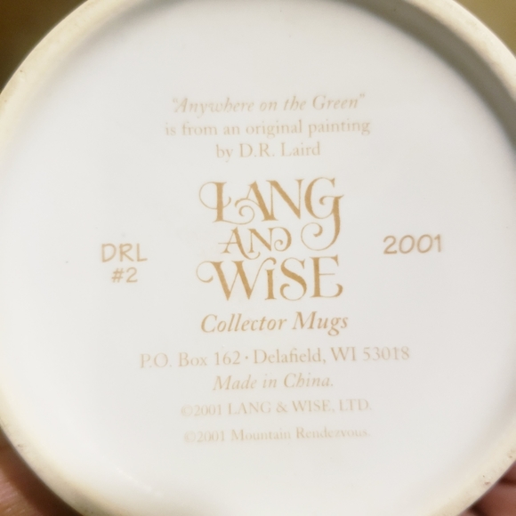 Lang Wise Mug Happy Anywhere on the Gree - Picture 6 of 6